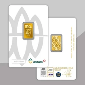 Emas ANTAM Logam Mulia Certicard – 3 gram