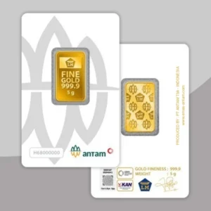 Emas ANTAM Logam Mulia Certicard – 5 gram