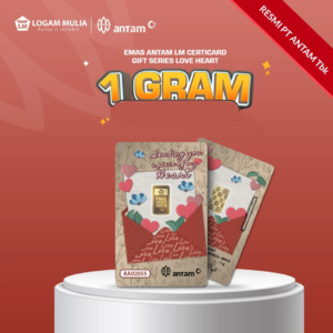 Emas Batangan Gift Series Love Heart – 1 gram